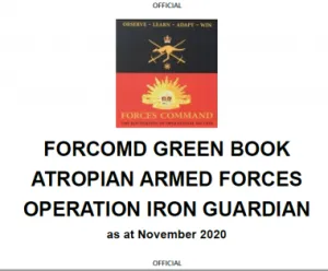 Atropian Green Book over image